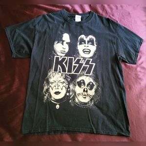 KISS Band 1975 Album Shirt Size Large